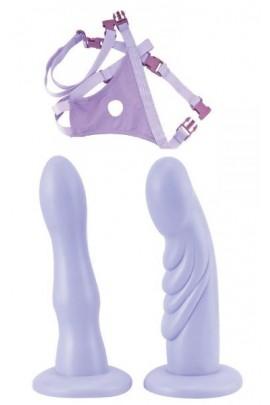 Страпон с двумя съемными фаллоимитаторами ULTIMATE TWIN STRAP-ON