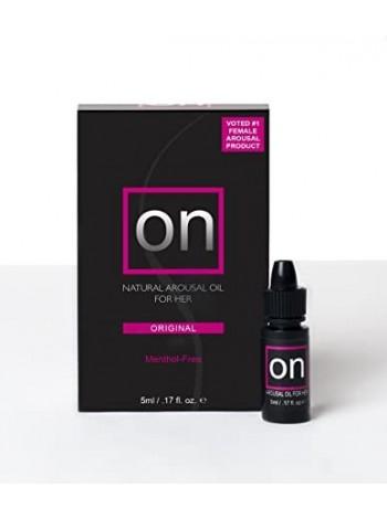 Рідкий вібратор-масло для жінок ON Natural Arousal Oil Original, 5 мл