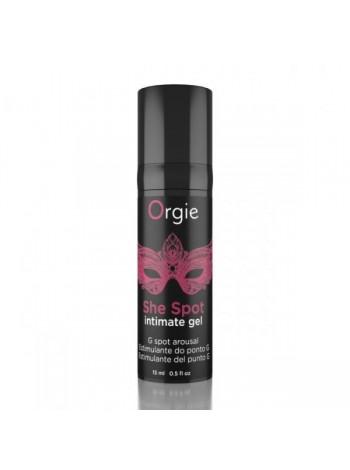 Exciting gel for point G Orgie She Spot Intimate Gel, 15ml