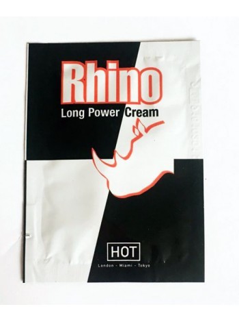 Продлевающий крем-пробник HOT Rhino Long power Cream, 3мл