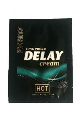 Продлевающий мужской крем Prorino long power Delay cream (пробник), 3 мл