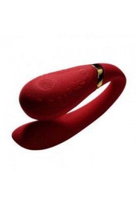 Вибратор для пар с управлением со смартфона ZALO Fanfan, Bright Red