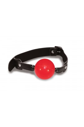 Классический кляп с красным шариком Sex And Mischief - Solid Red Ball Gag