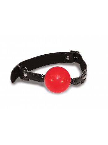 Классический кляп с красным шариком Sex And Mischief - Solid Red Ball Gag