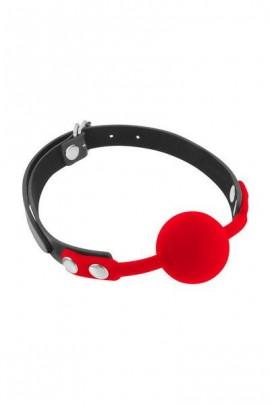 Red Gag With Silicone Ball Fetish Tentation Silicone Gag Ball Red