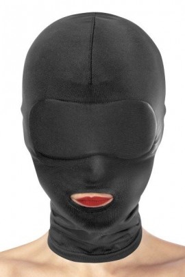 Маска на голову с открытым ртом для БДСМ Fetish Tentation Open Mouth Hood