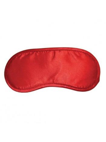 Тканинна червона маска на очі Sex And Mischief - Satin Red Blindfold