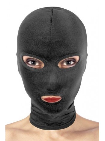БДСМ-маска с открытыми глазами и ртом Fetish Tentation Open Mouth and Eyes Hood