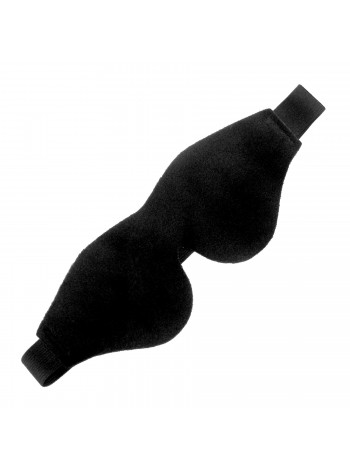 Sportsheets Soft Blindfold Black eye mask on elastic band