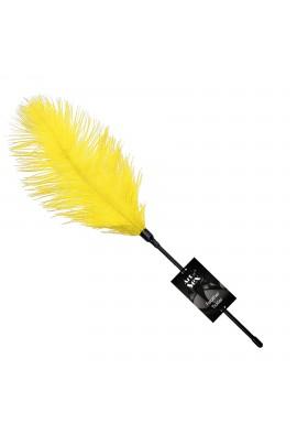 Лоскітка зі страусиним пером Art of Sex - Feather Tickler, колір Жовтий