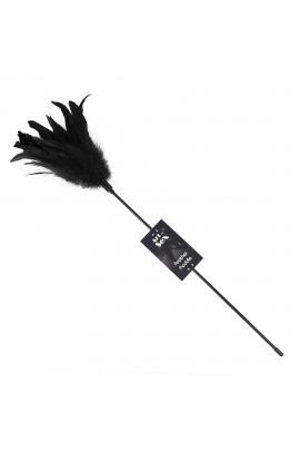 Лоскітка чорна Art of Sex - Feather Paddle, перо молодого півня
