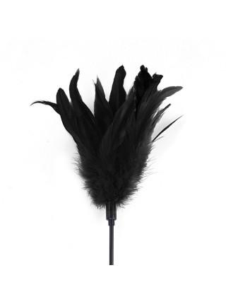 Лоскітка чорна Art of Sex - Feather Paddle, перо молодого півня