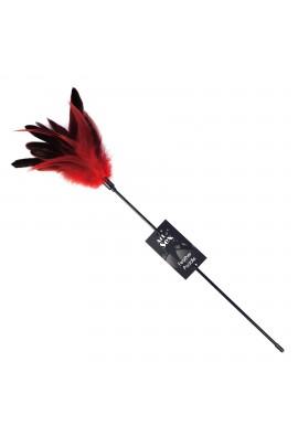 Лоскітка червона Art of Sex - Feather Paddle, перо молодого півня