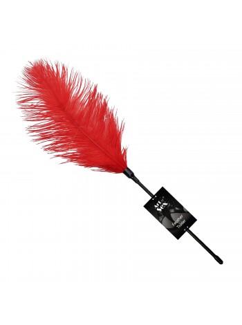 Tickler with Ostrich Feather Art of Sex - Feather Tickler, Red