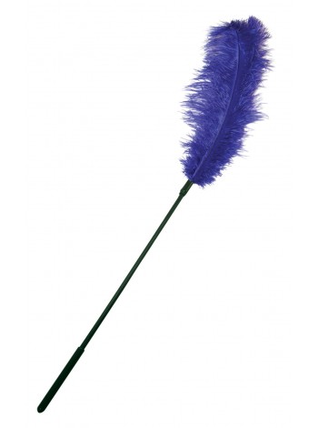 Фиолетовое перо страуса для нежных ласк Sportsheets Ostrich Tickler
