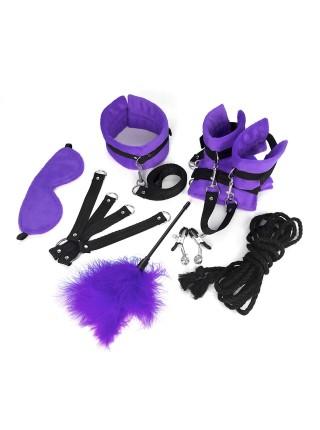 BDSM Art of Sex - Soft Touch BDSM Set, 9 items, Purple