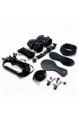 Набор для BDSM Alive FURY Black BDSM Kit, 10 предметов