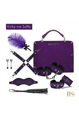 Подарочный БДСМ набор RIANNE S - Kinky Me Softly Purple: 8 предметов