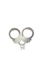 Полицейские металлические наручники Adrien Lastic Handcuffs Metallic