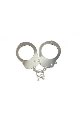 Полицейские металлические наручники Adrien Lastic Handcuffs Metallic