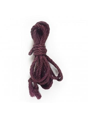 Jute rope BDSM 8 meters, 6 mm, lavender color