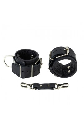 Premium handcuffs from genuine leather LOVECRAFT in gift wrapping