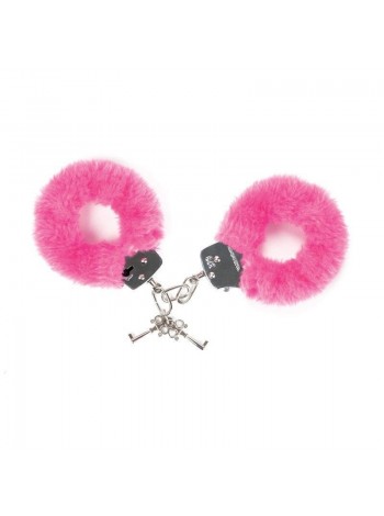 Soft Handcuffs with Plush Finish Love to Love Attach Me Pink
