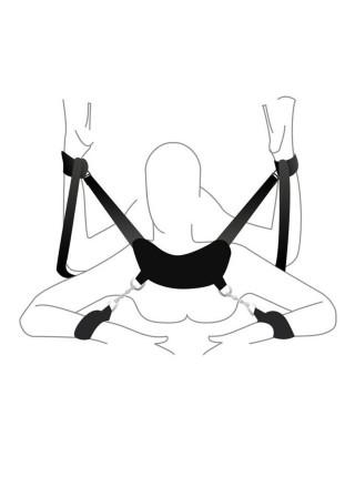 BDSM Bondage Fetish Girl Simple Fixation Kit