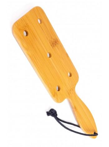 Паддл Fetish Tentation Paddle Wide and Short Bamboo, упакован в ПЭ пакет