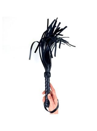 Flogger small / martinette, 30 tails x 35 cm, black