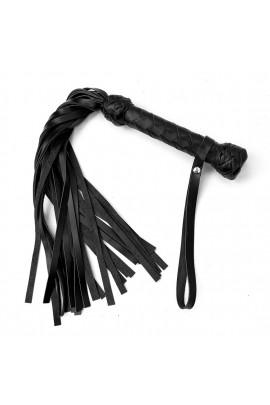 Флоггер маленький / мартинет, 30 хвостов по 35 см, цвет черный