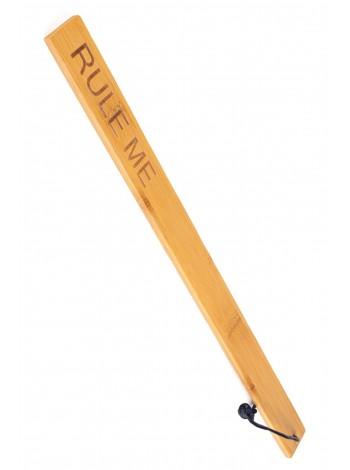 Падл Fetish Tentation Paddle Rule Me Bamboo, упакований у ПЕ пакет