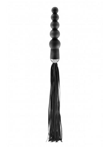 Flogger with handle - Anal beads Fetish Tentation Whip with Rosary Handle