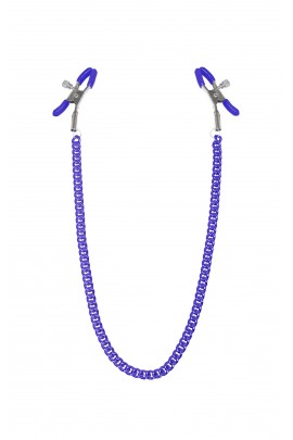 Зажимы для сосков с цепочкой Feral Feelings - Nipple clamps Classic, purple