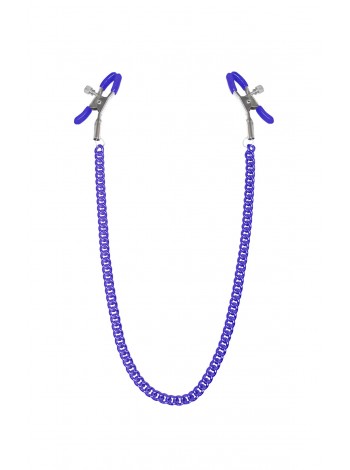 Затискачі для сосків з ланцюжком Feral Feelings - Nipple clamps Classic, purple