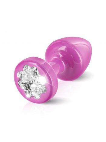 Diogol Anni R Clover Pink 25mm 4mm 4 Crystal Swarovski