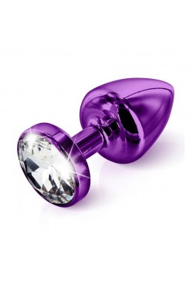 Пробка Diogol ANNI round purple 35мм з кристалом Сваровські