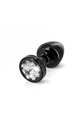 Пробка Diogol Anni R Clover Black 25мм с кристаллом Swarovski