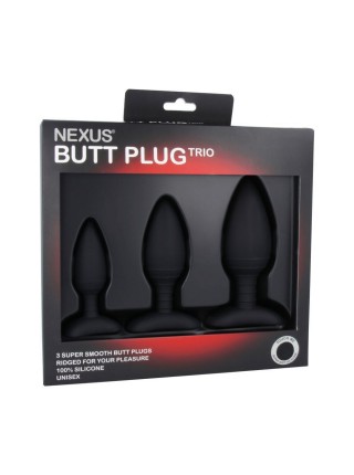 A set of traffic jams Nexus Butt Plug Trio, 3 cm - 4cm - 5cm