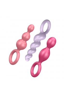 Set of anal plugs Satisfyer Plugs Colored (3 pcs)