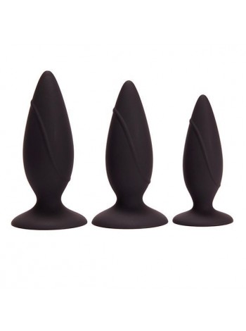 Набор анальных пробок Pornhub Anal Training Kit, диаметр 3см - 3,6см - 4см