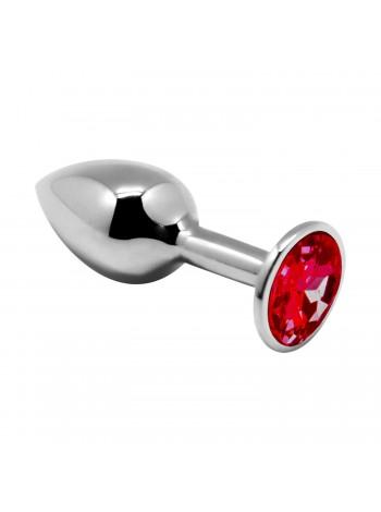 Metal butt plug with crystal Alive Mini Metal Butt Plug Red L