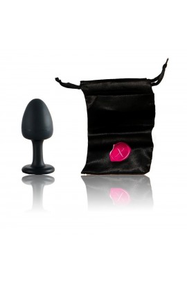 Анальная пробка с шариком внутри Dorcel Geisha Plug Ruby M, диаметр 3,2см