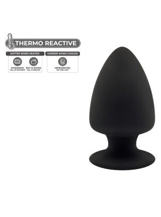 Анальная пробка SilexD (Model 1 size M) двухслойная, силикон+Silexpan, диаметр 6,2 см