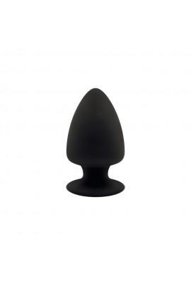 Анальная пробка SilexD (Model 1 size XS) двухслойная, силикон+Silexpan, диаметр 4,5см