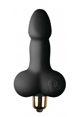 Анальный фаллоимитатор с вибрацией Rocks Off Little Cocky Black