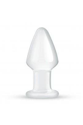 Стеклянная анальная пробка Gildo Glass Buttplug No.25, 9,6х4,5 см
