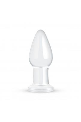 Стеклянная анальная пробка Gildo Glass Buttplug No.24, 9,9х3,9см