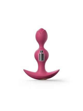 Anal stimulator, soft with vibration Love To Love TWINNY BUD Plum