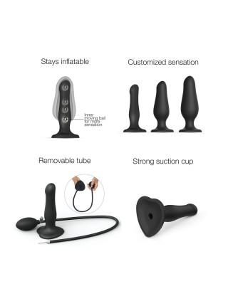 Strap-On-Me INFLATABLE DILDO PLUG - NOIR